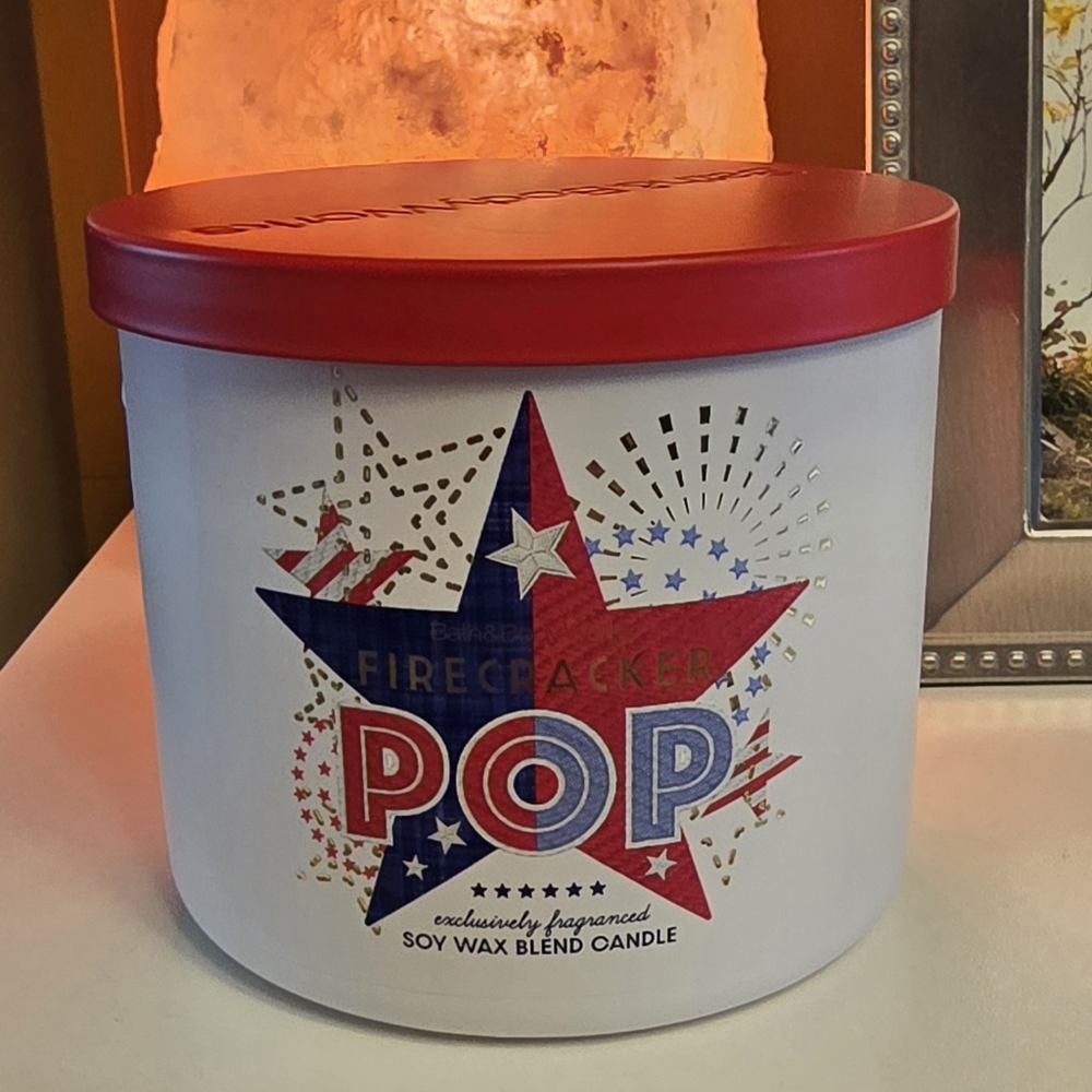 BBW 3 Wick Candle Firecracker Pop